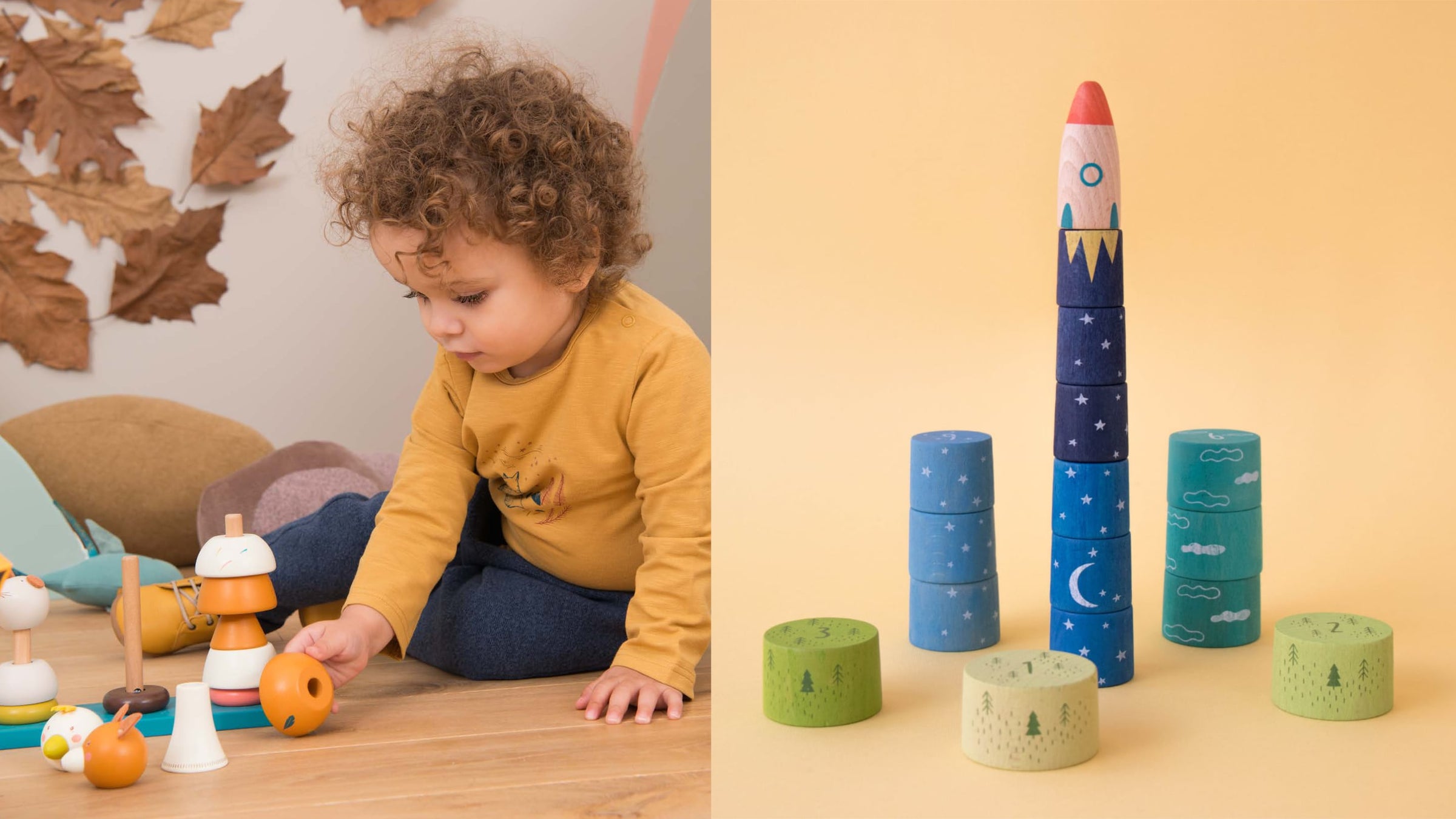 Giochi in legno per bambini di Moulin Roty, Djeco e Londji