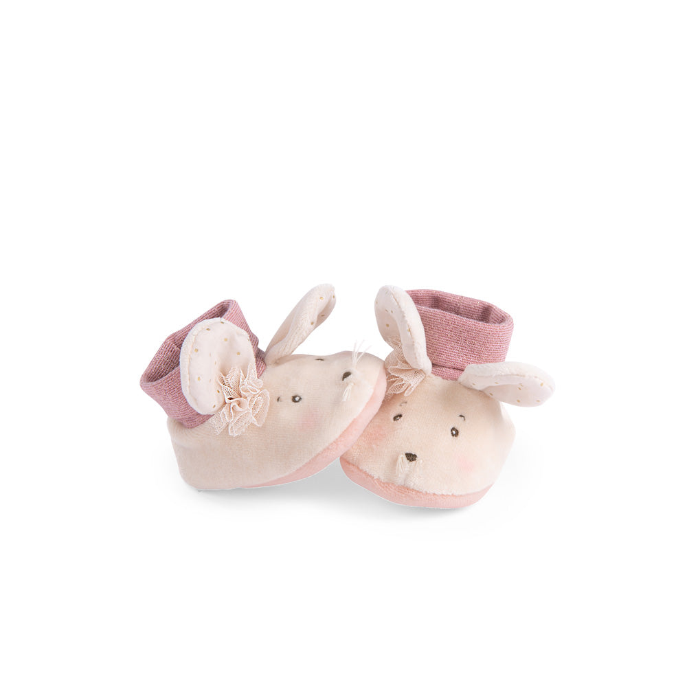 Pantofole bebè Topo rosa, La petite école de danse | Moulin Roty