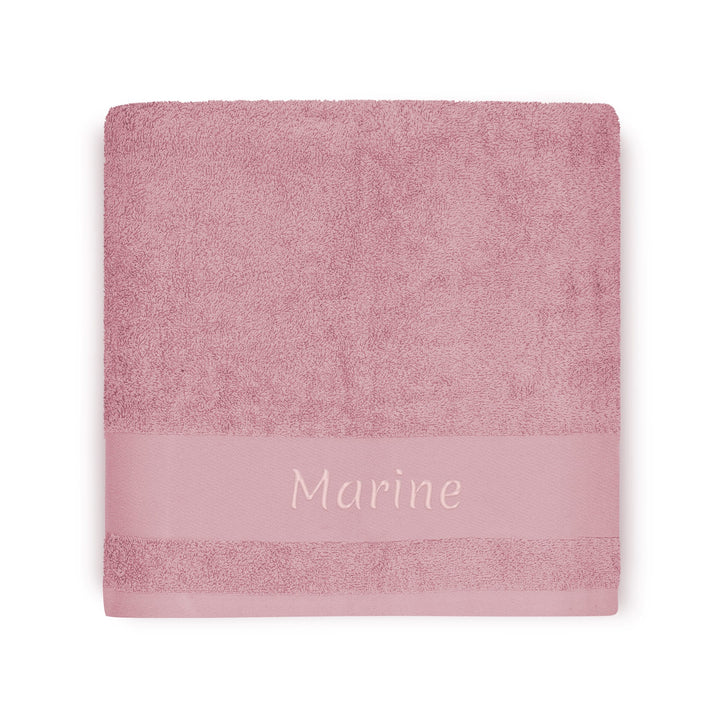 Asciugamano personalizzabile 50 x 100 Rosa, Oiseau Bateau