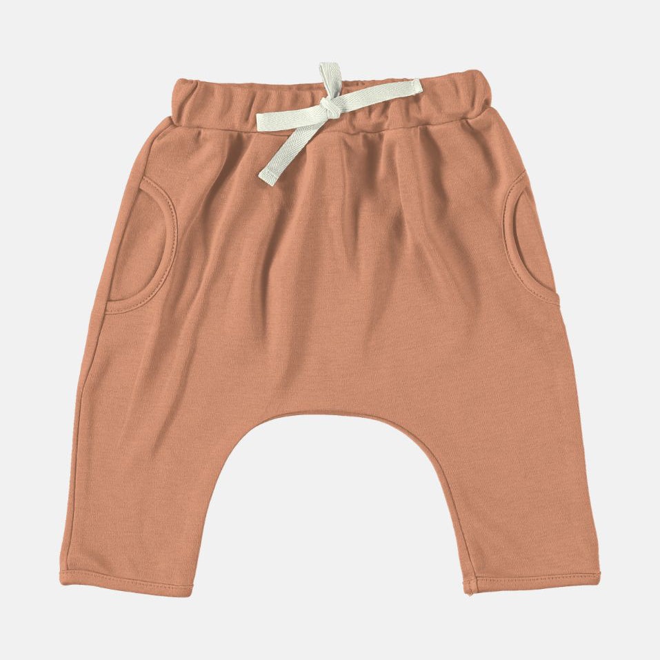 Pantaloni in pima cotone Apricot
