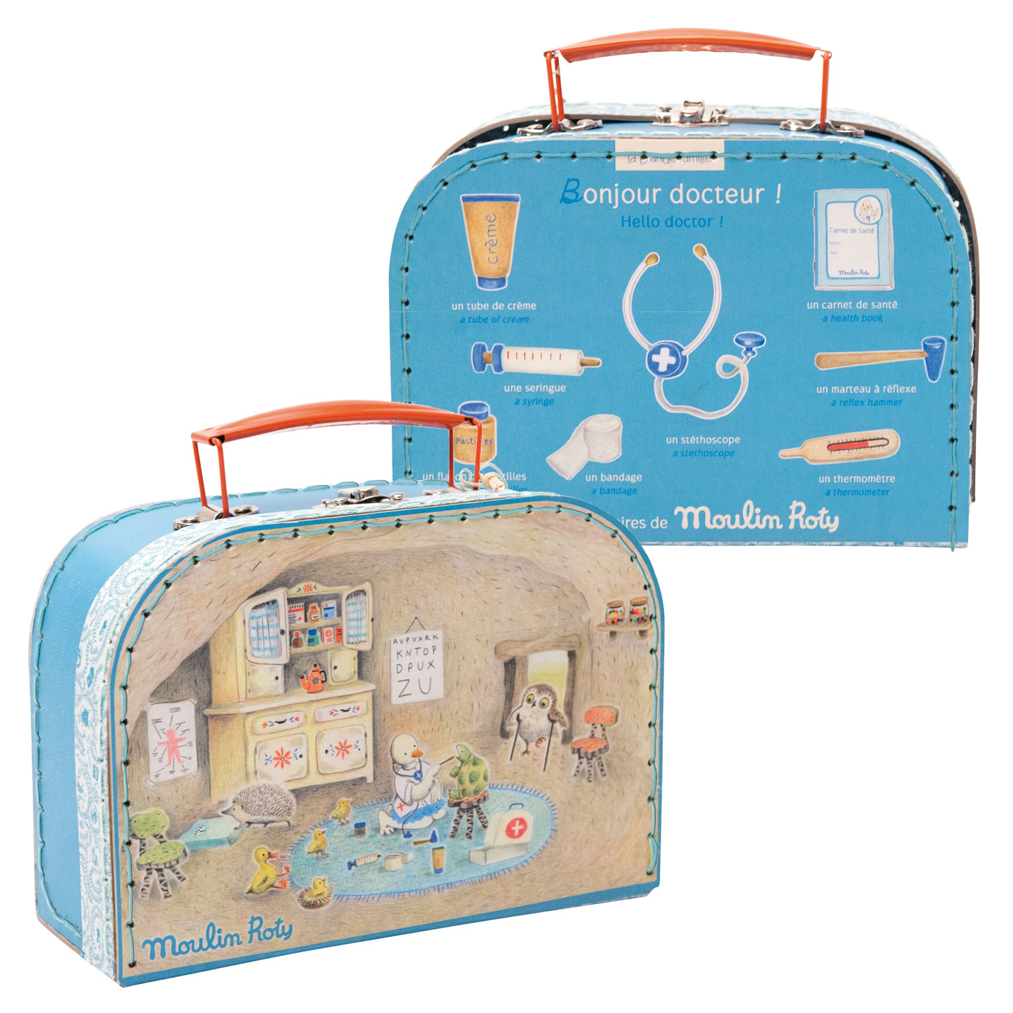 Wooden doctor s case