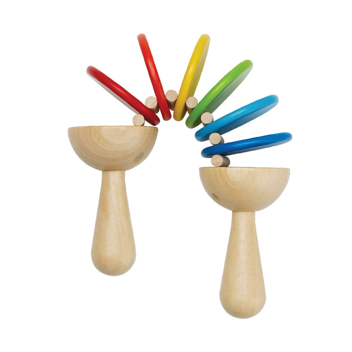 Plant Toys | Nacchere in legno, Clatter rainbow