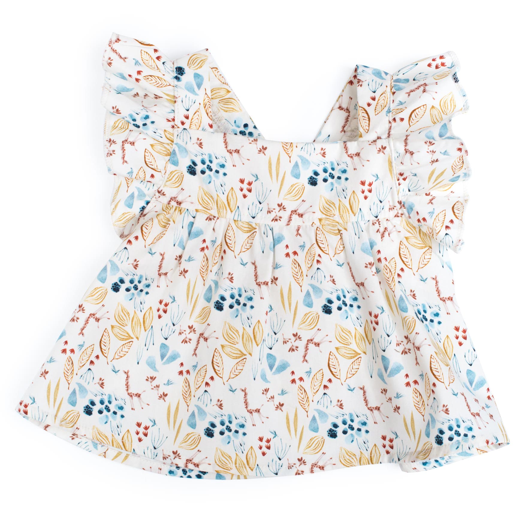 Blouse Blouse with Printed Ruffles Beth Sous mon Baobab
