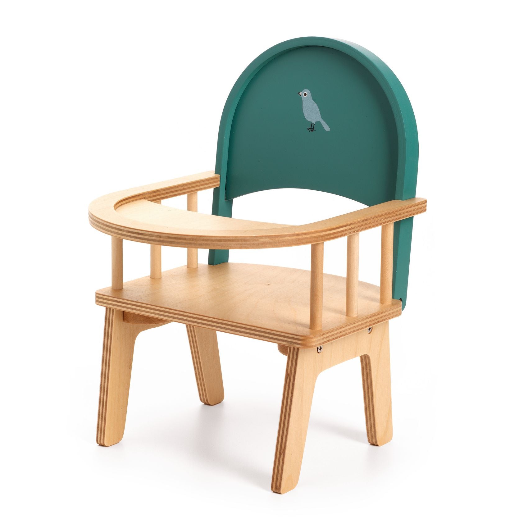Djeco Seggiolone per bambole in legno per bambini PIPI PUPU