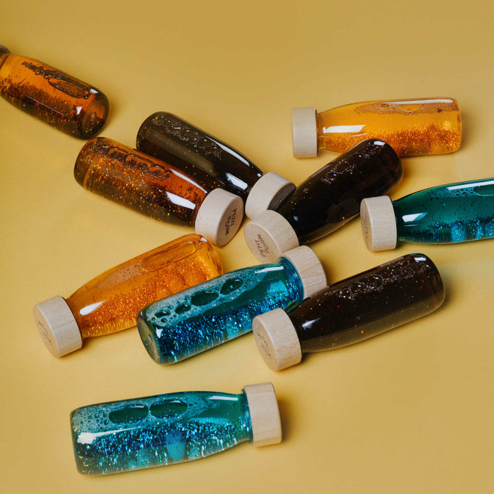 Petit Boum | Bottiglia Sensoriale per bambini Float Bottle Turquoise