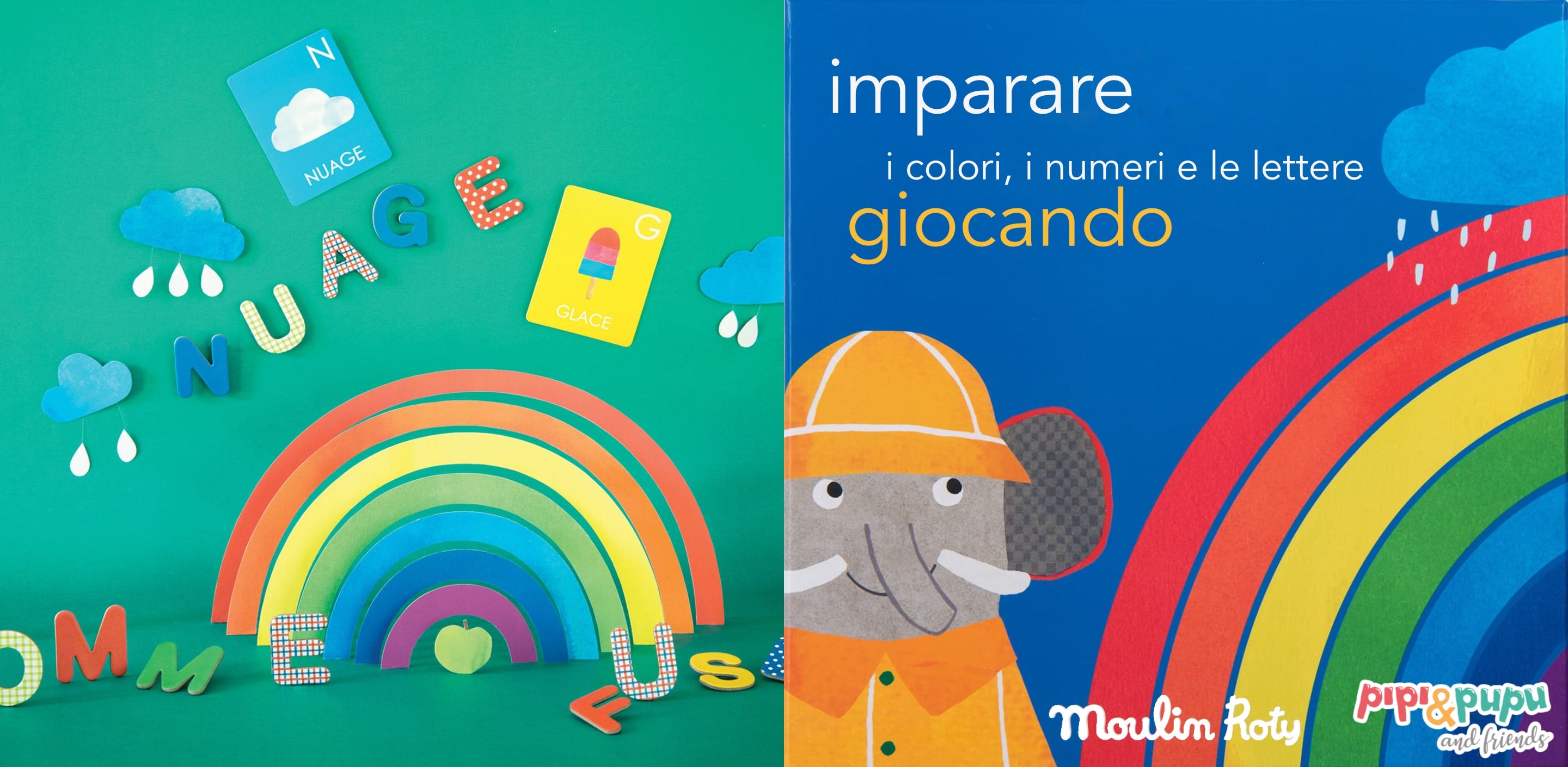 Les Popipop di Moulin Roty | Giochi per bambini per imparare Colori, Lettere e Numeri
