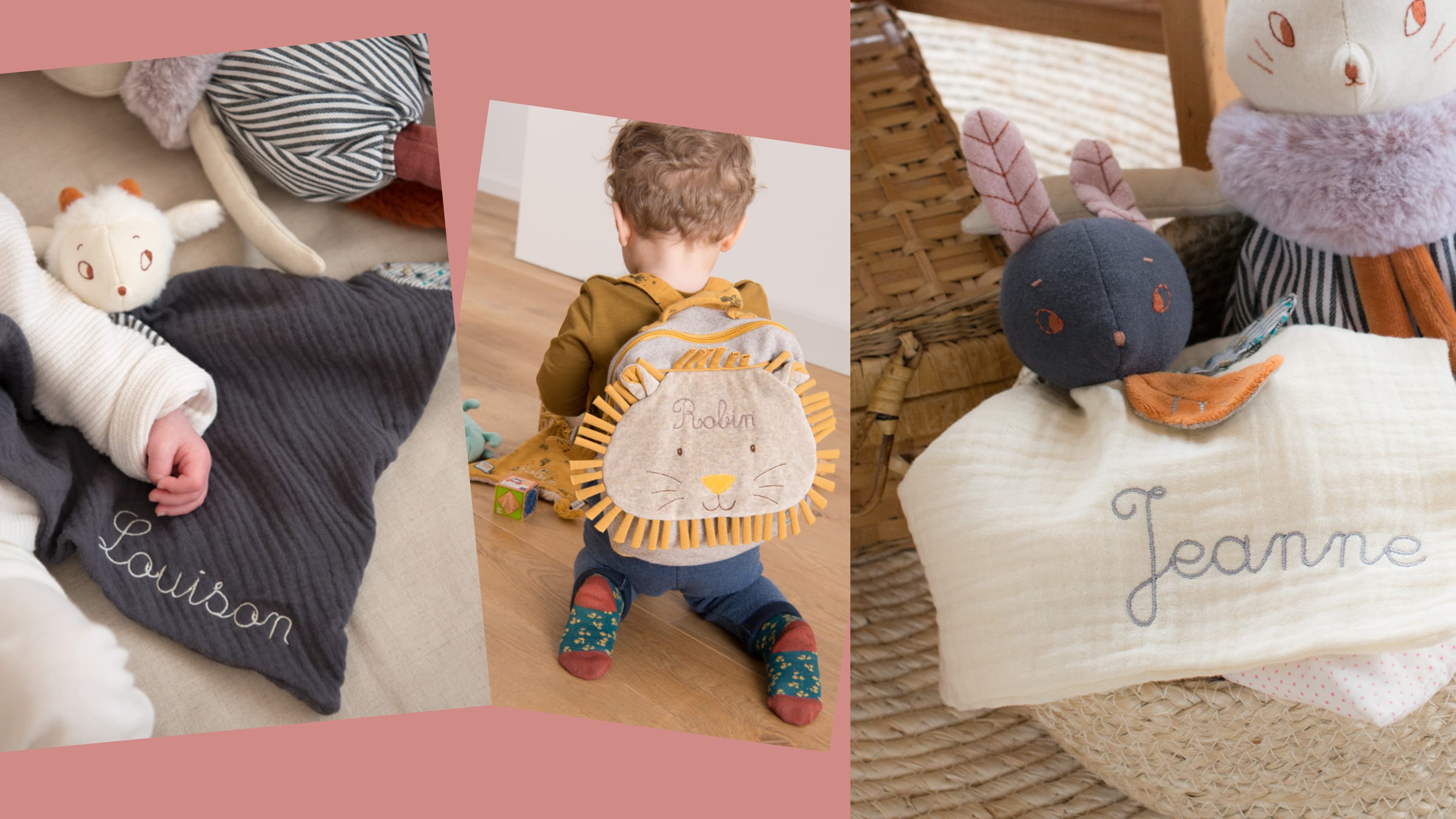 Il ricamo personalizzato di Moulin Roty