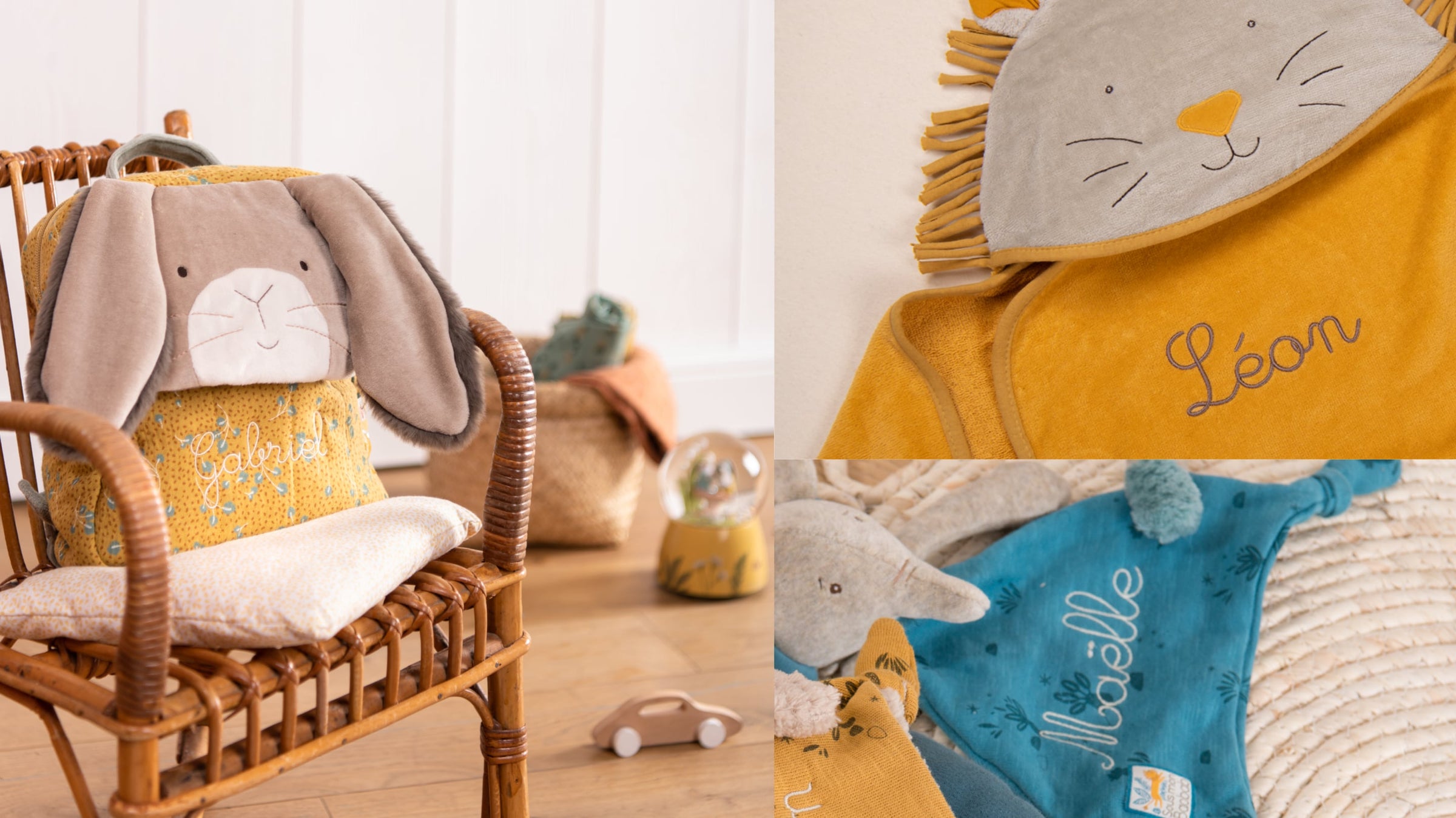 Il ricamo personalizzato di Moulin Roty