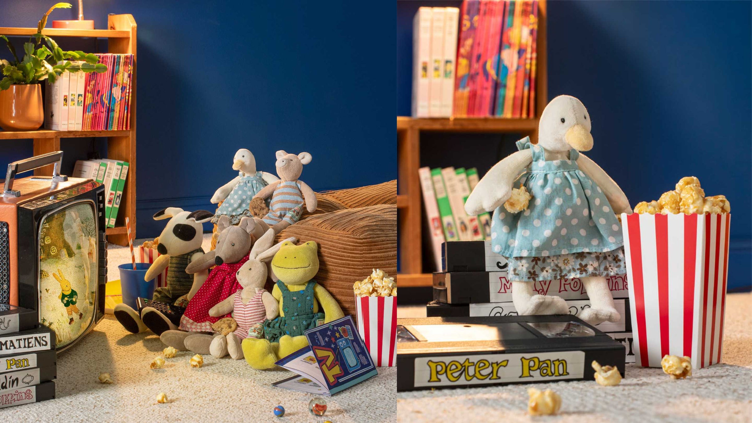 La Grande Famille la grande famiglia di Moulin Roty, shop online collezione peluche e marionette per bambini