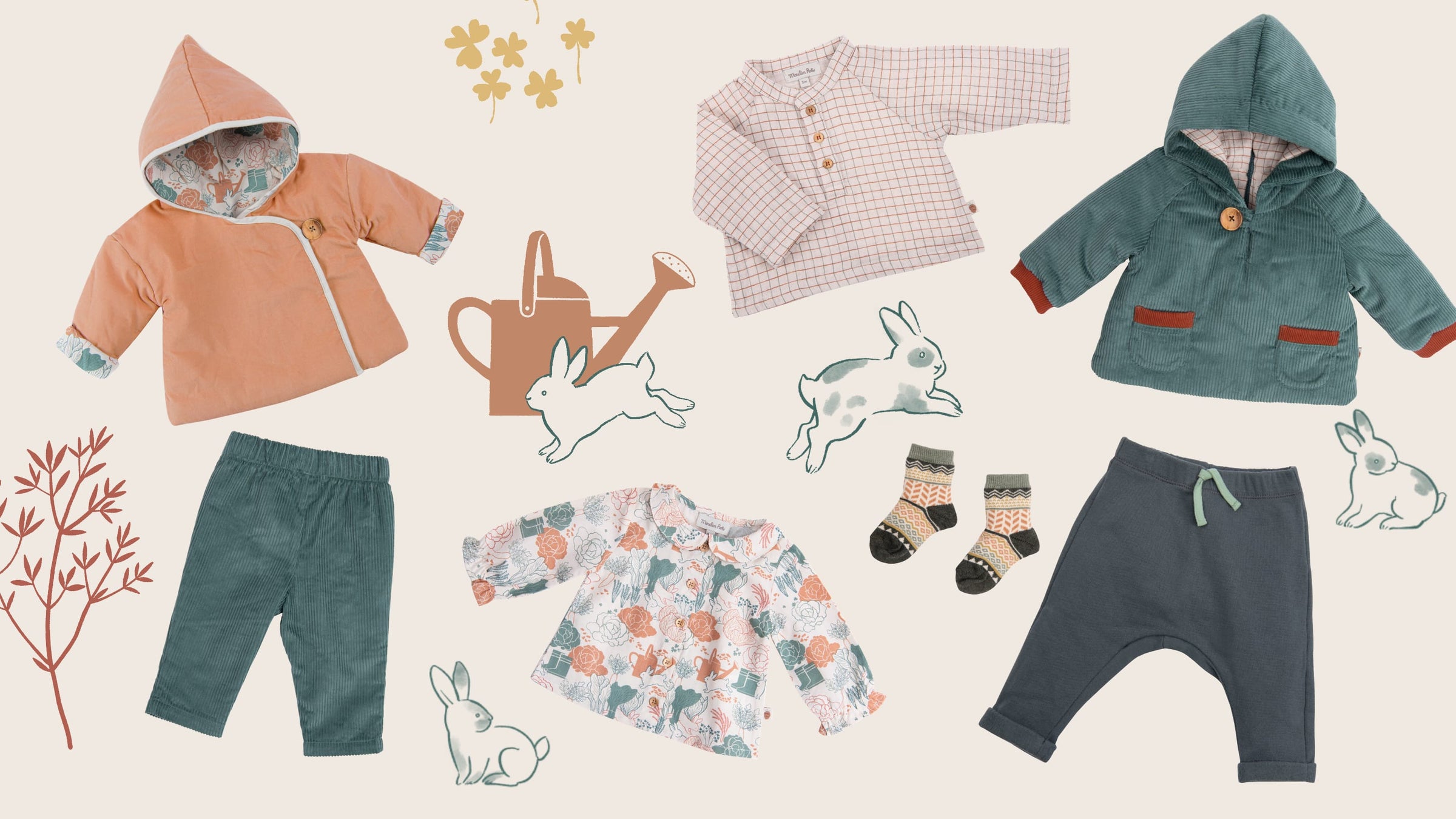 Les Petits Habits di Moulin Roty, Autunno Inverno per bambini
