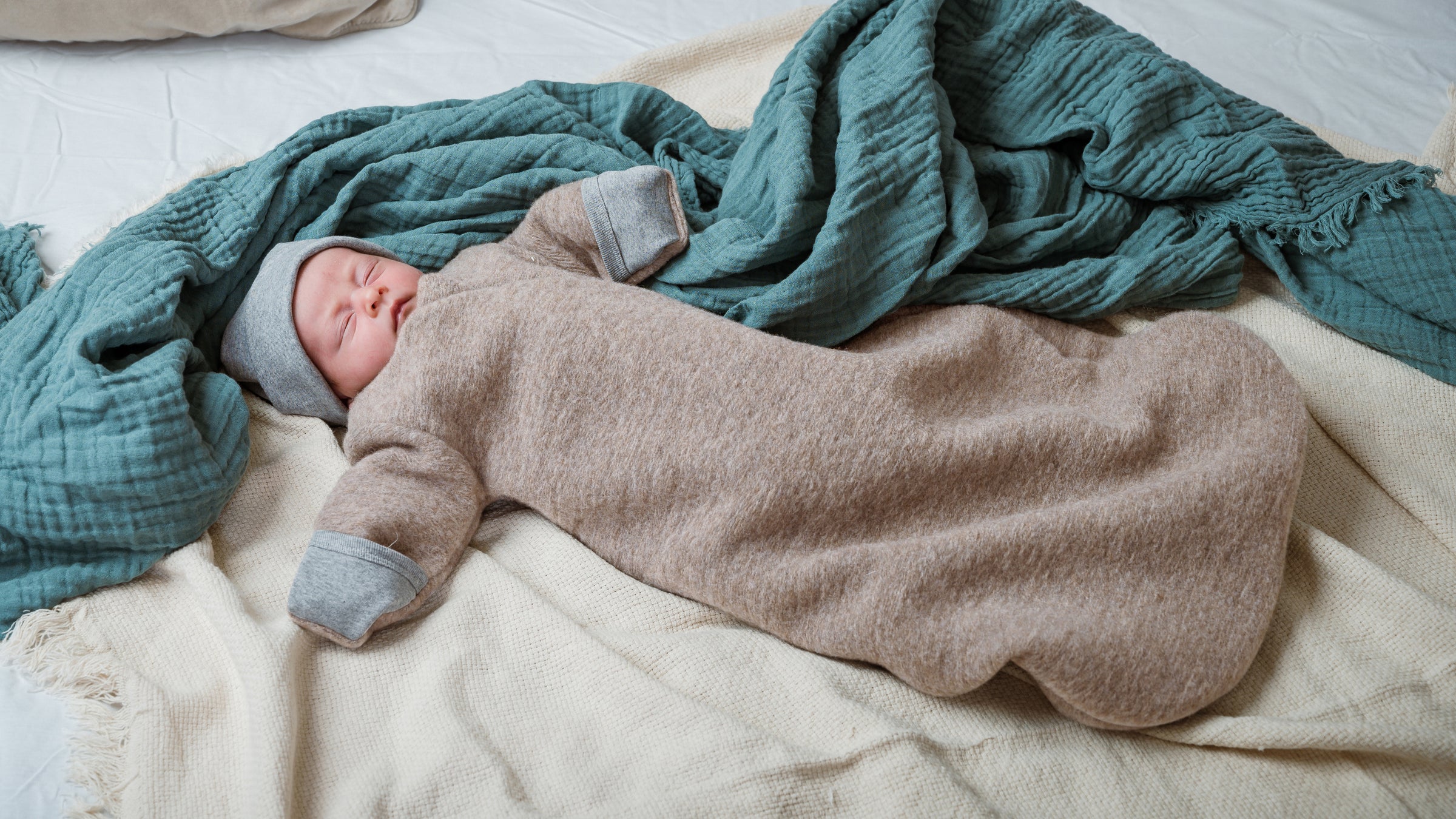 Sacco nanna per neonati. Invernale e Estivo. Moulin Roty. Popolini IoBio. Cotone bio organico.