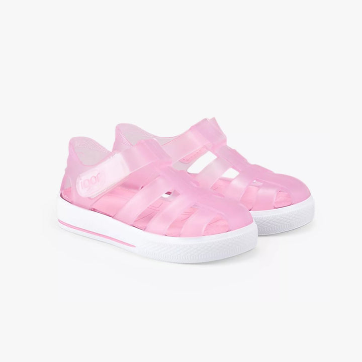Sandali da spiaggia, Jelly rosa