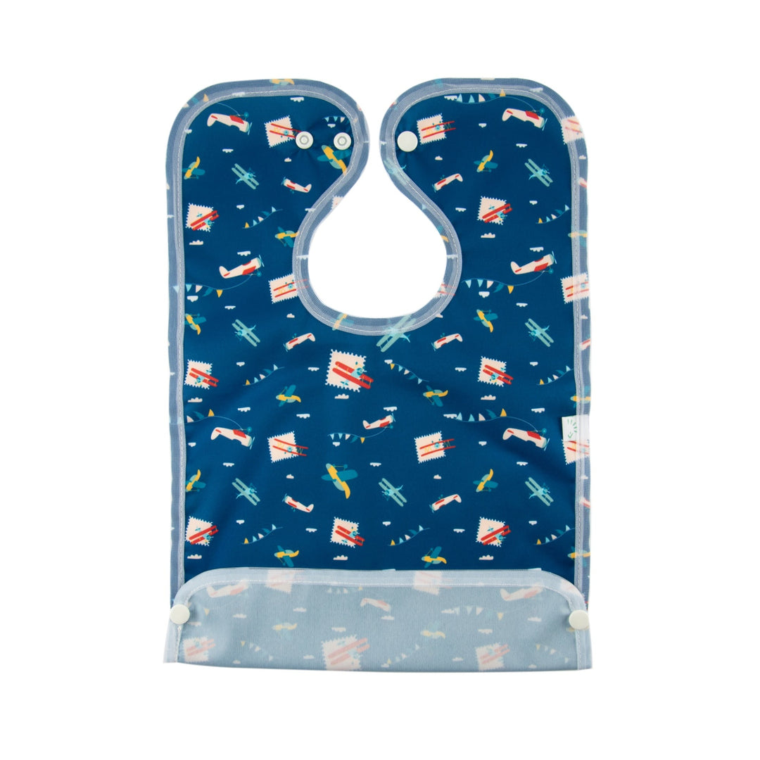 Set 4 Bavaglini Asilo Impermeabili Per Bambini - Stampa Animali Divertenti 32x28 Cm - Foto 2