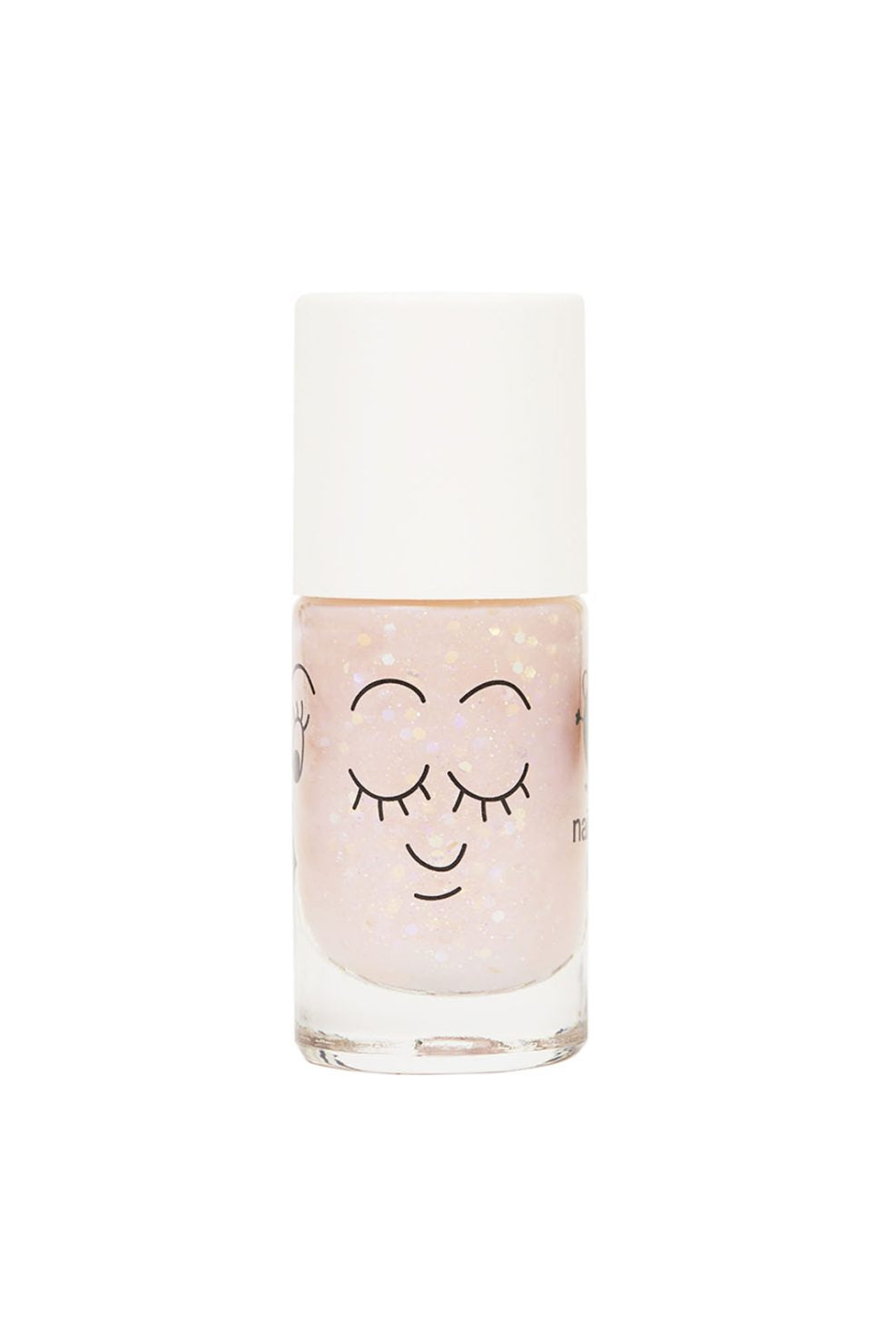 Cofanetto smalto e lucidalabbra - Rosa glitter e lampone