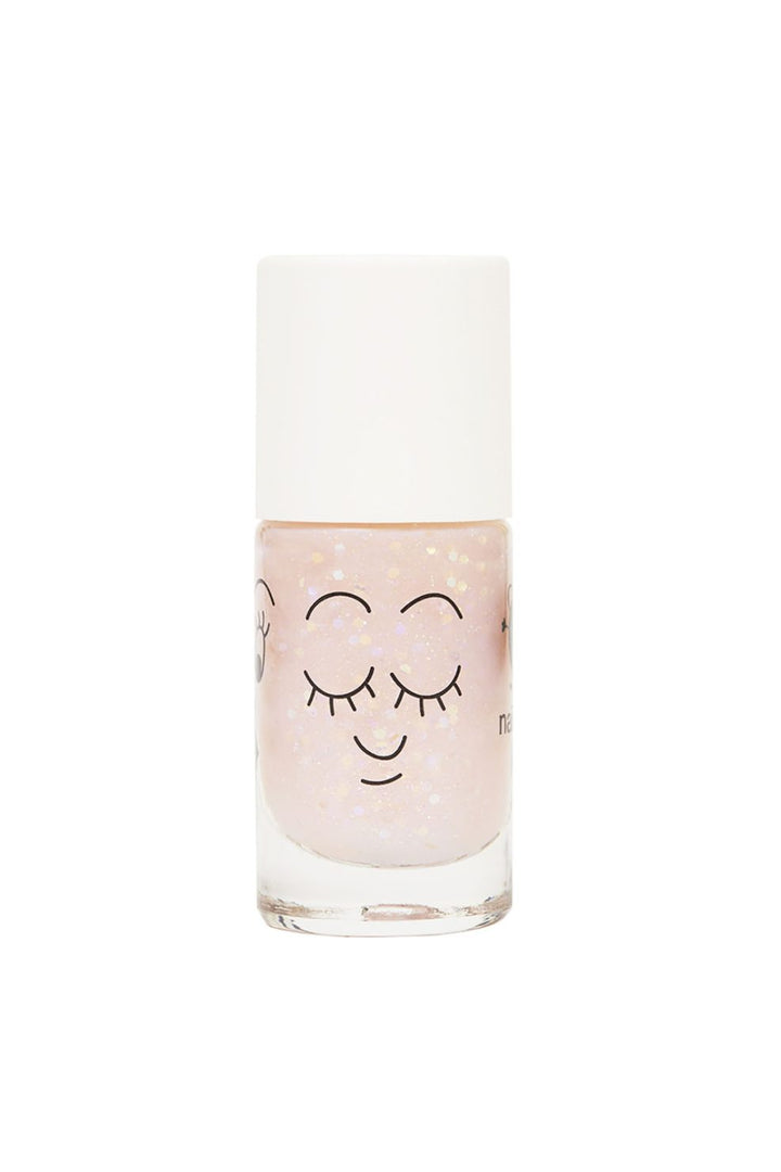 Cofanetto smalto e lucidalabbra - Rosa glitter e lampone