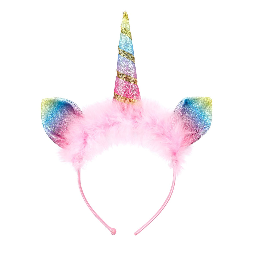 Rainbow Unicorn Feather Wings and Headband