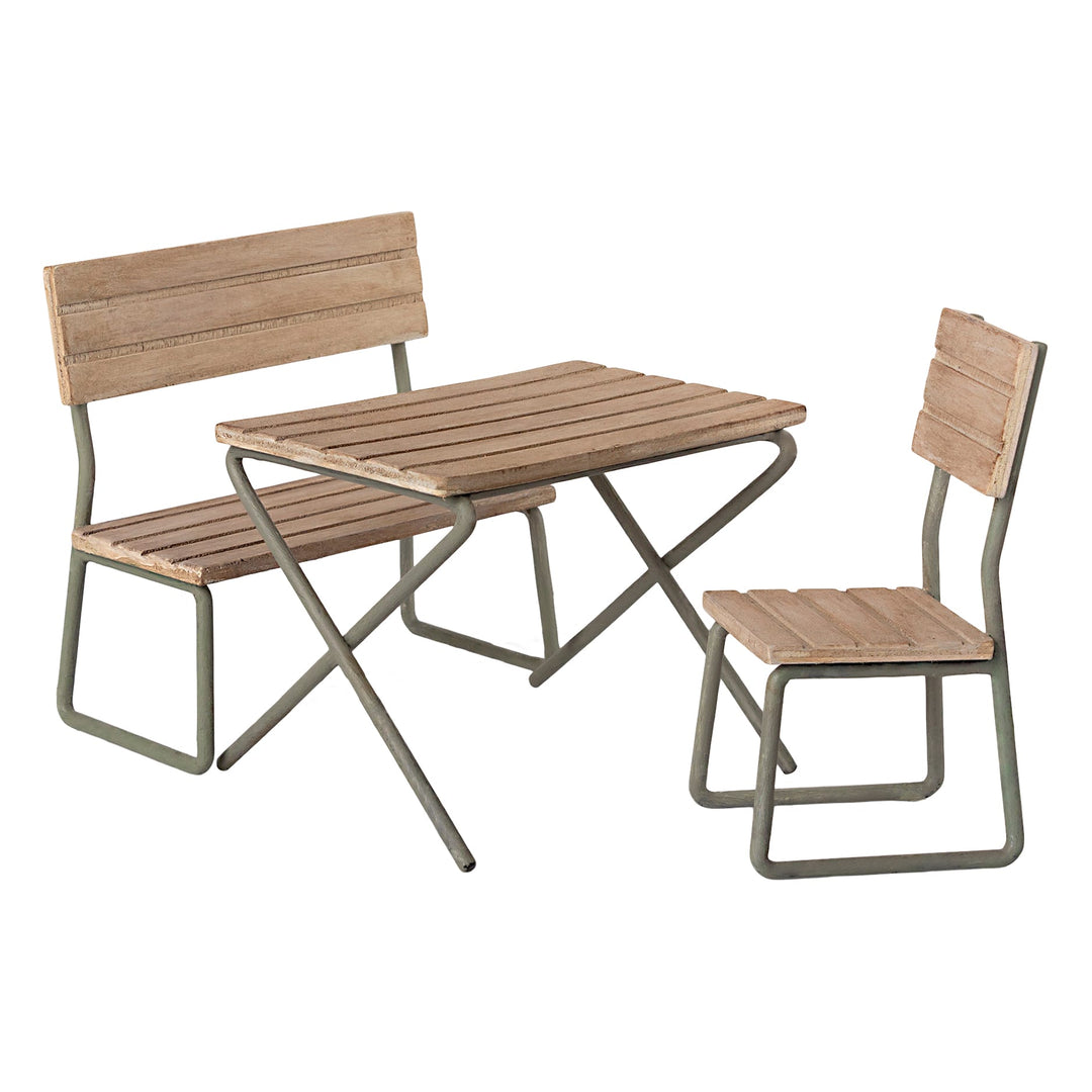 Maileg | Set tavolo e sedie da giardino in miniatura