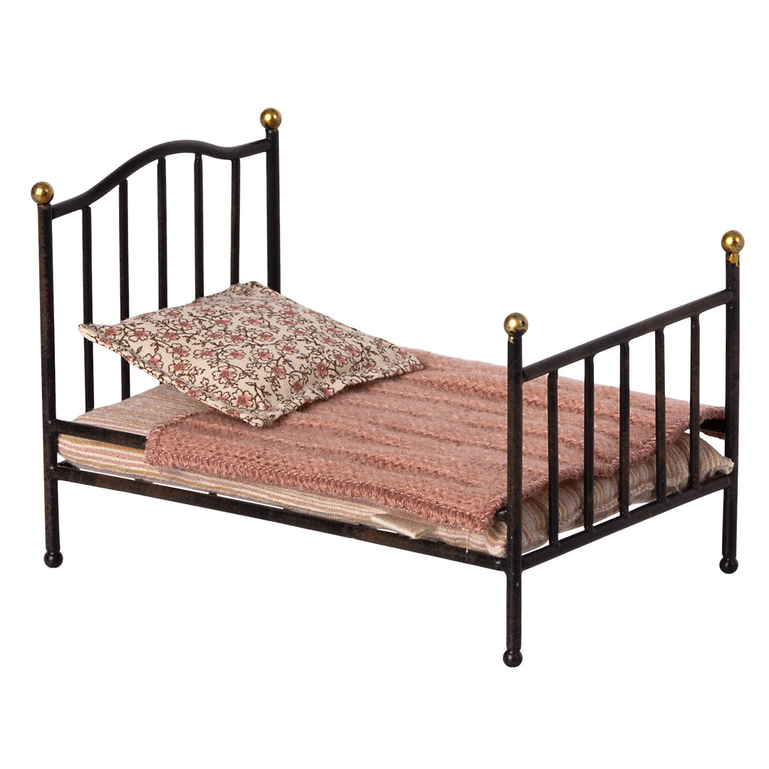 Letto vintage antracite, Topo | Maileg