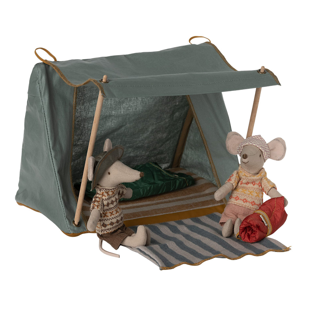 Maileg | Mini tenda campeggio, Mouse - Happy camper tent