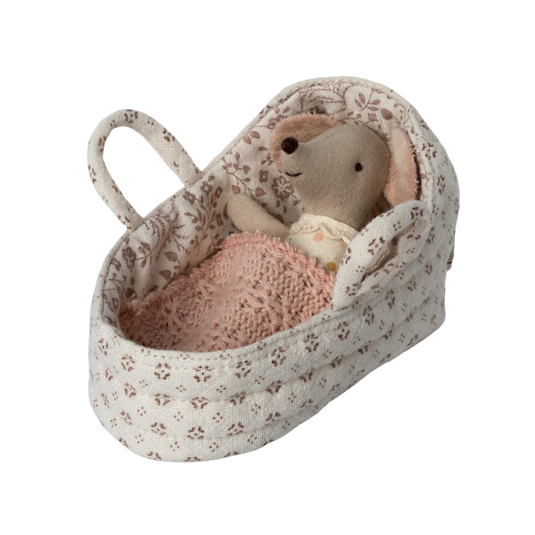 Maileg | Culla portatile per topino bebè, Baby mouse carrycot
