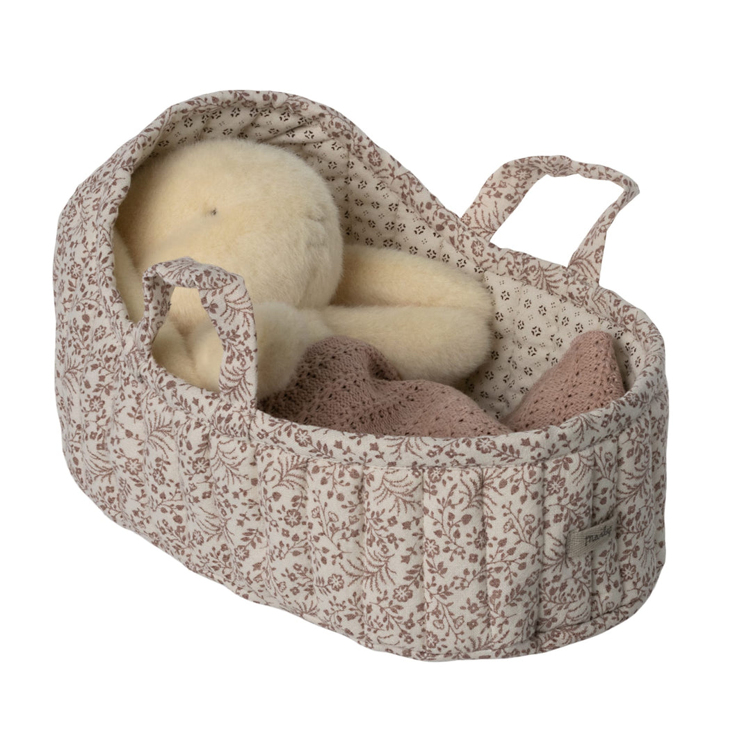 Maileg | Culla portatile per peluche, Off white, Carrycot Large