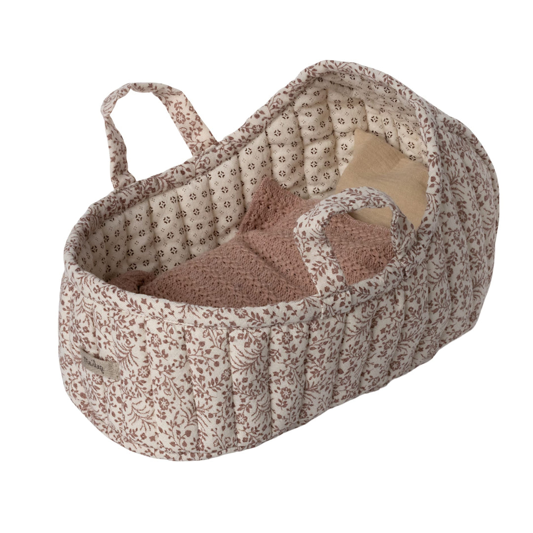 Maileg | Culla portatile per peluche, Off white, Carrycot Large