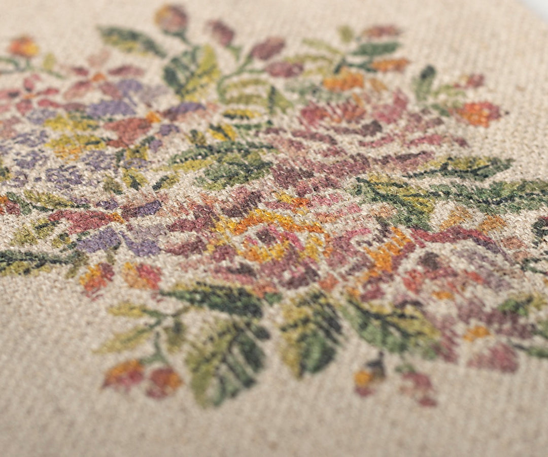 Miniature Rug, Flowers - Large