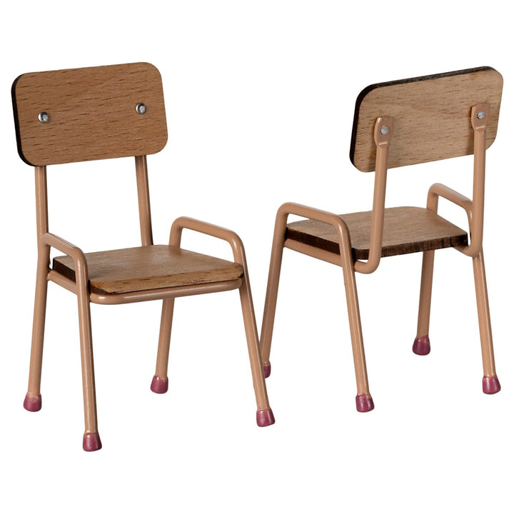 Dark Powder Table and Chair Set, Topo