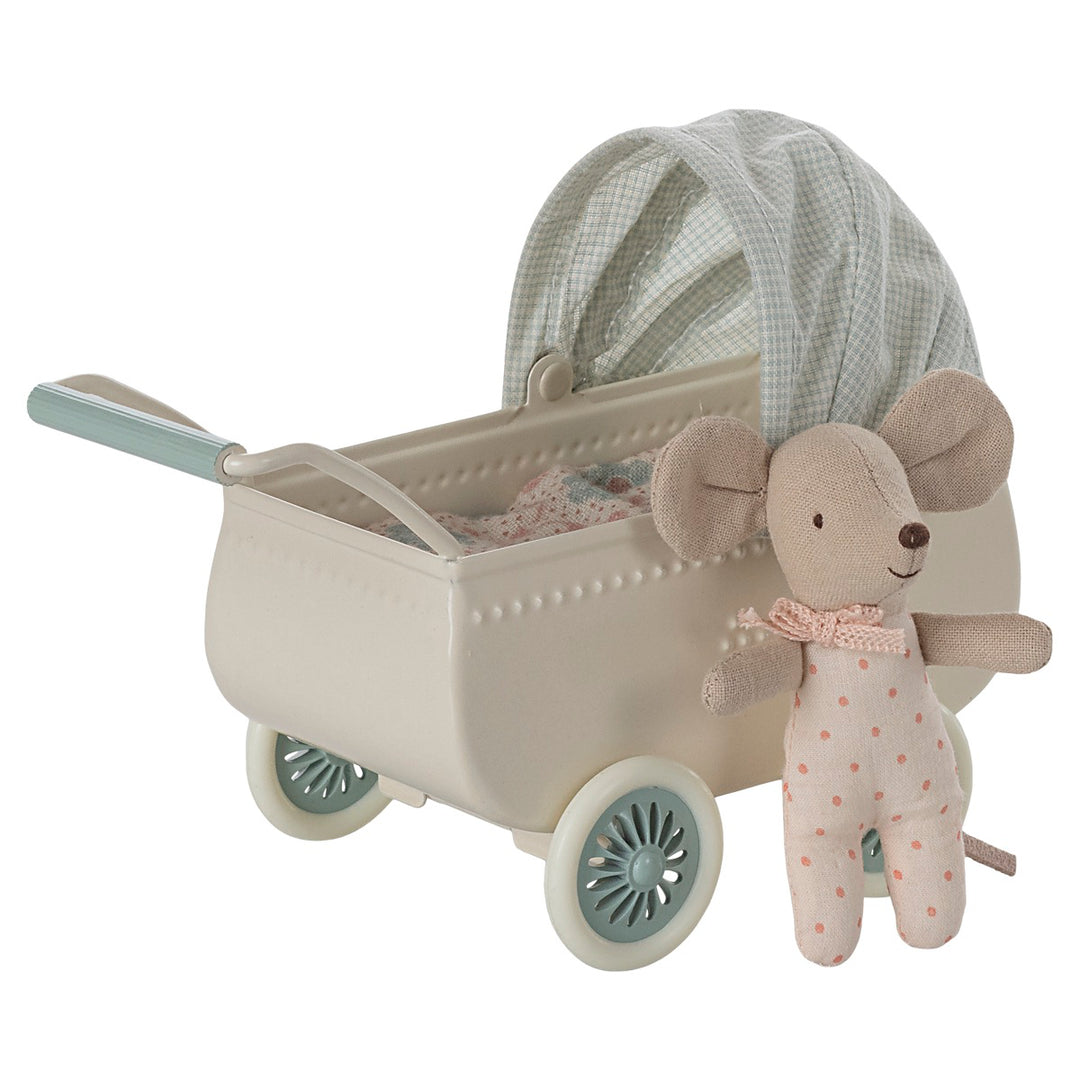 Baby Mickey Mouse Pram, Mint