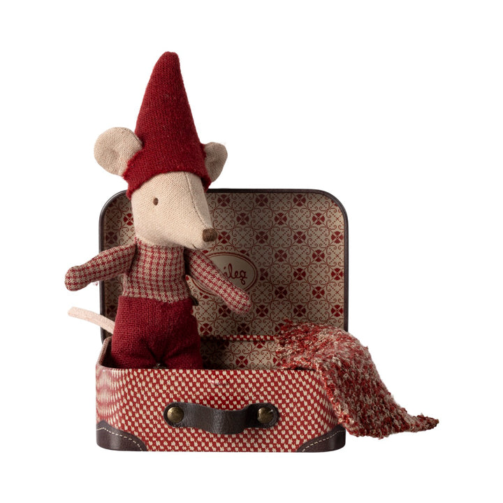Christmas Mickey Mouse, Baby in Suitcase