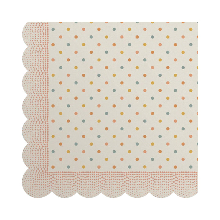 Tovaglioli per Pasqua, Pois colorati rosa | Maileg