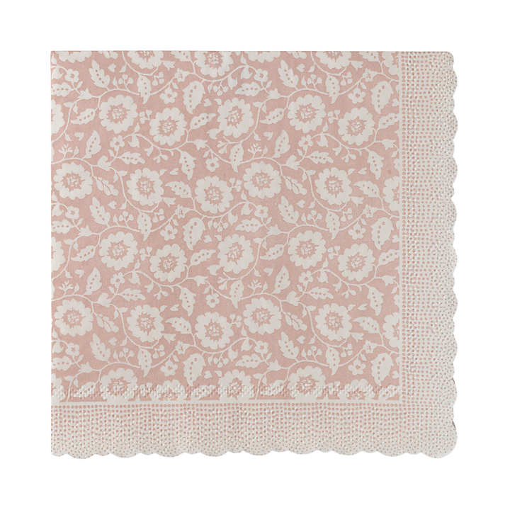 Napkins, Flowers - Pink