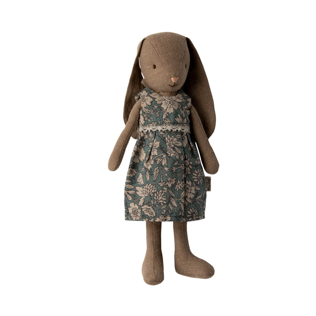 Coniglietta marrone con abito, Size 1, Bunny dress | Maileg