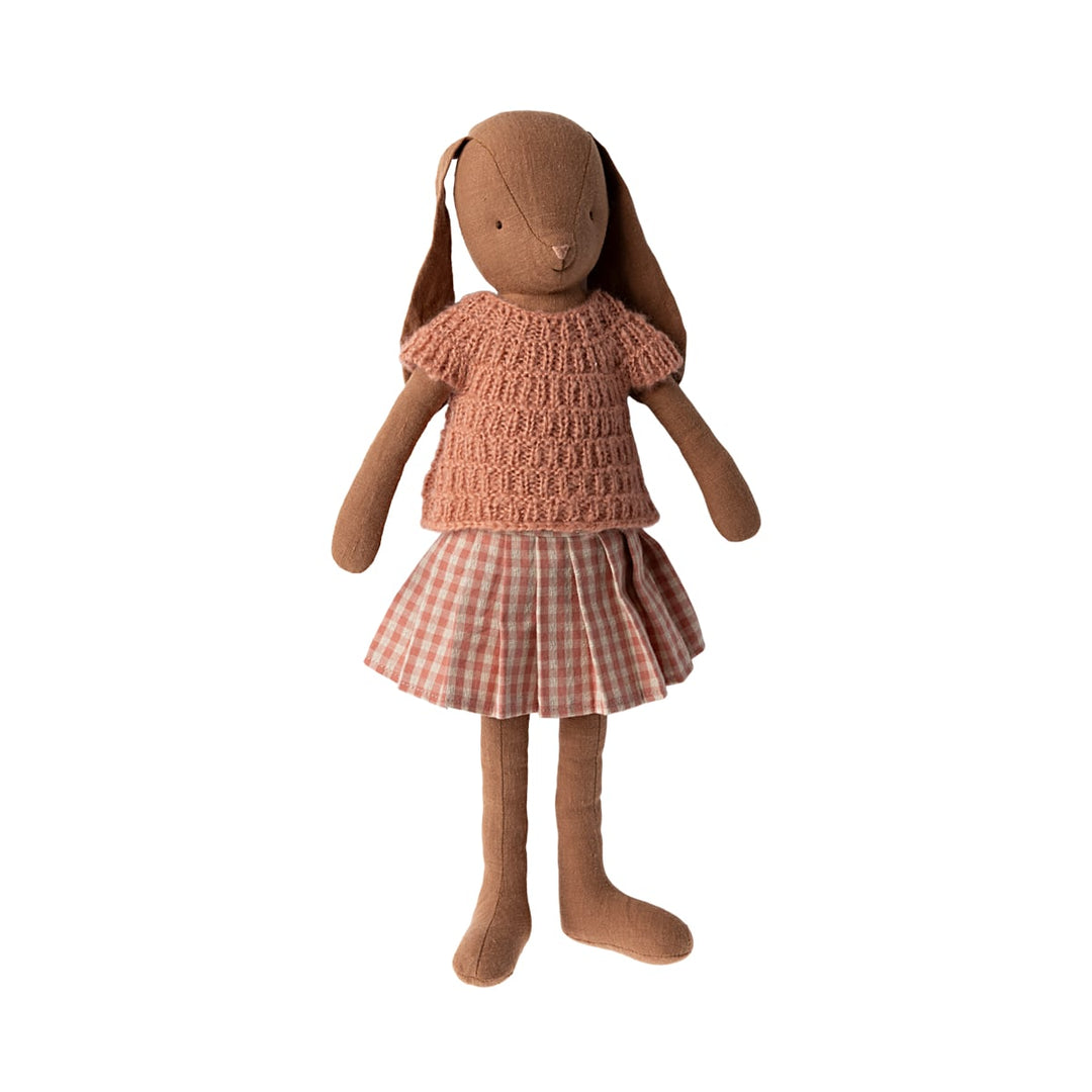 Coniglietta con maglia e gonna, Size 3 Cioccolato | Maileg