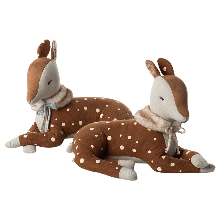 Cosy Bambi in linen and cotton, White