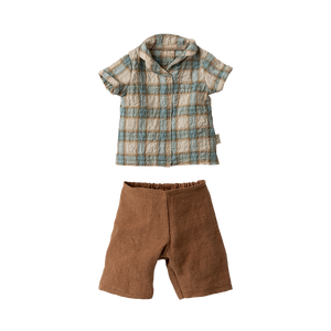 Coniglio Rabbit marrone, Taglia 3 - Camicia e pantaloncini