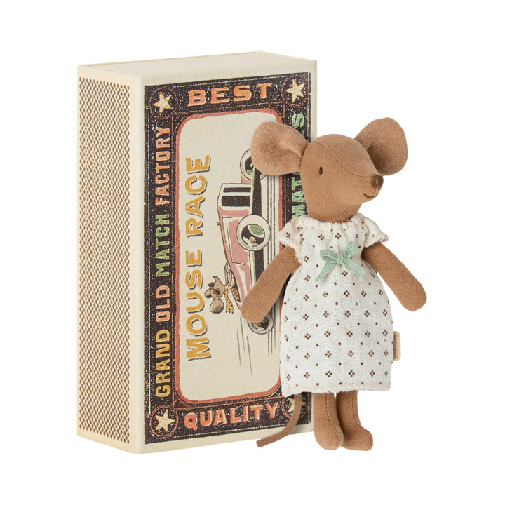 Maileg | Topino sorella maggiore, Big sister Mouse in matchbox