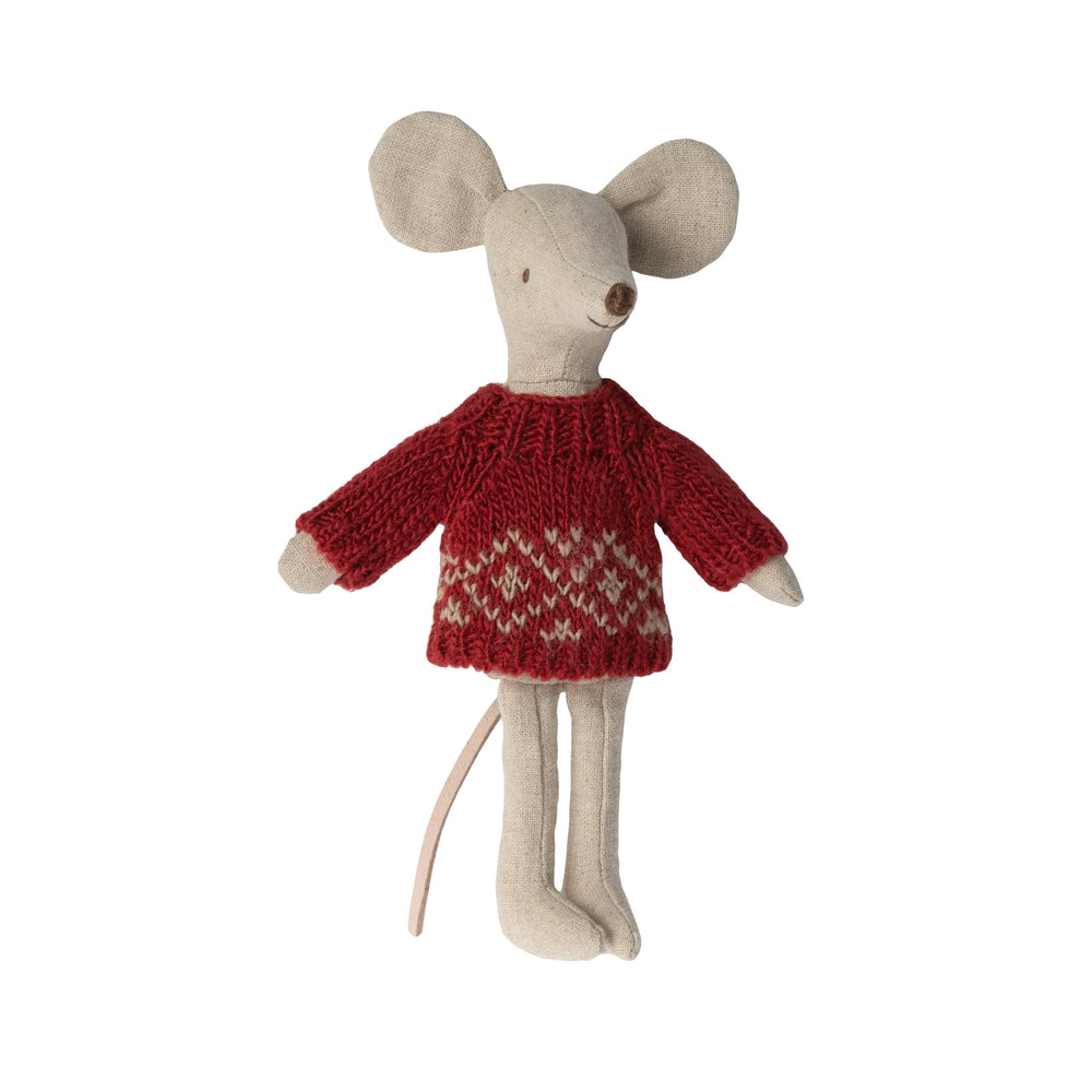 Maileg | Vestiti per Mom mouse, Maglione rosso