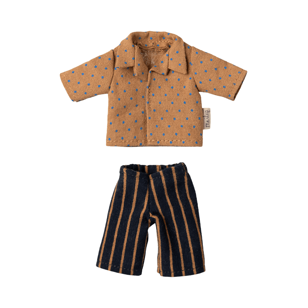 Clothes for daddy mouse, Striped shirt and pants