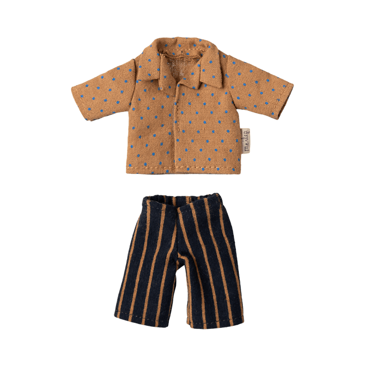 Clothes for daddy mouse, Striped shirt and pants