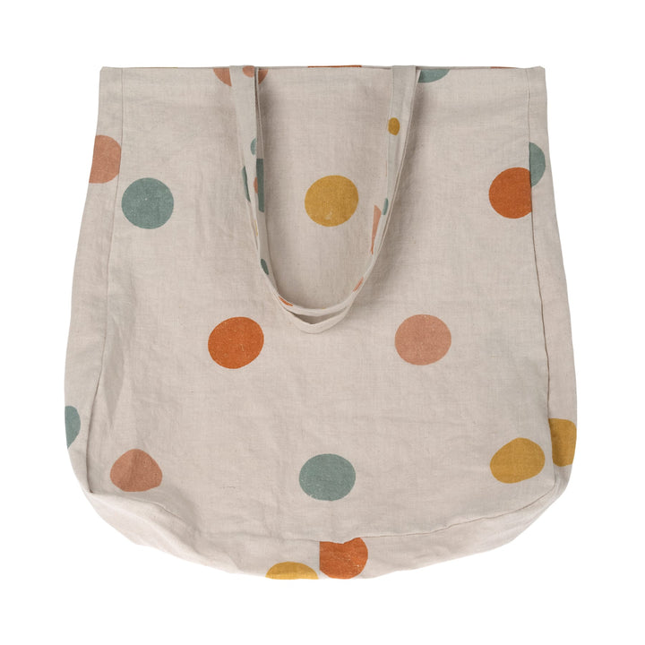 Borsa grande con pois in stoffa Maileg