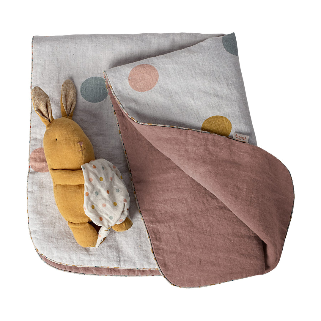 Maileg | Coperta bebè in lino, Rosa - Blanket baby pink