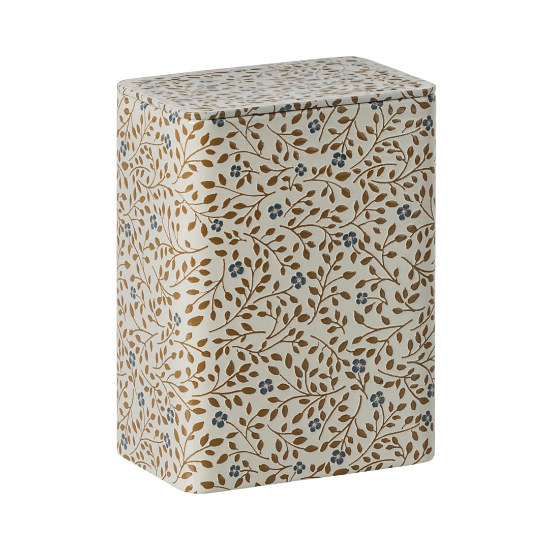 Metal boxes - set of 2, Embossed flowers