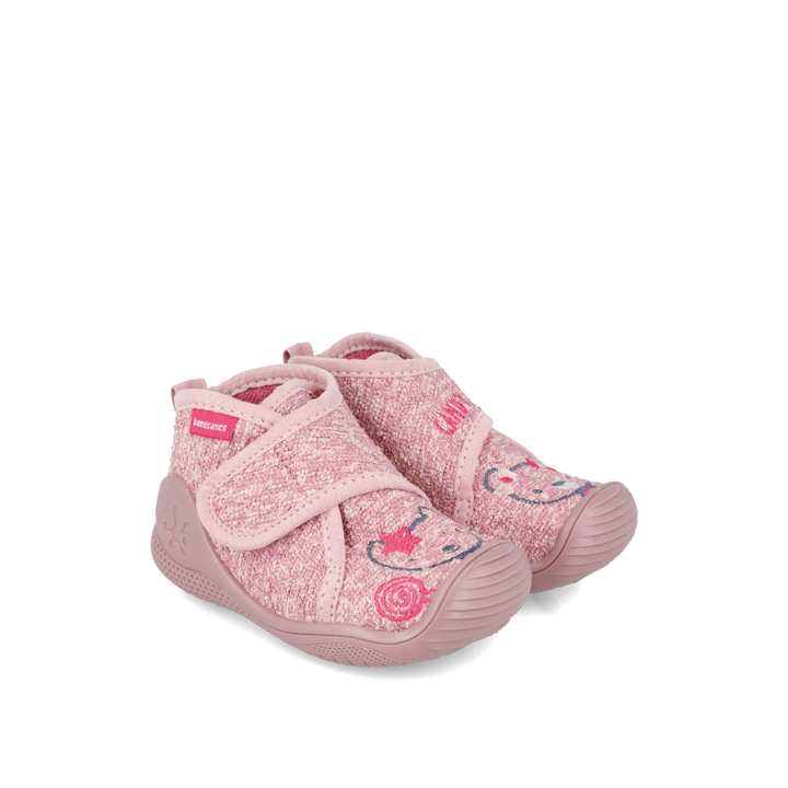 Scarpa da interno biogateo orsetto rosa