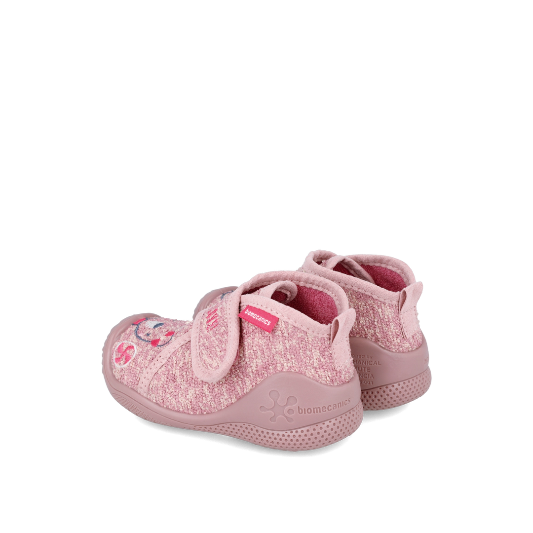 Scarpa da interno biogateo orsetto rosa