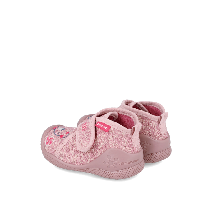 Scarpa da interno biogateo orsetto rosa