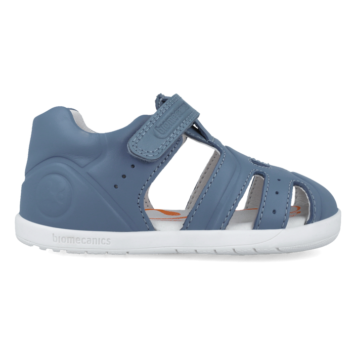 Sandali wider (piedi larghi) in pelle, Blu