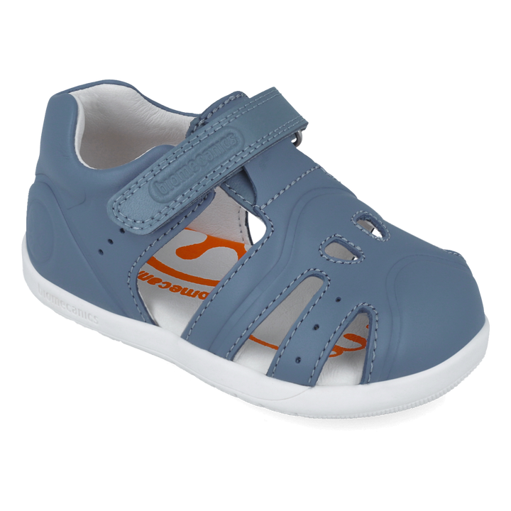 Sandali wider (piedi larghi) in pelle, Blu
