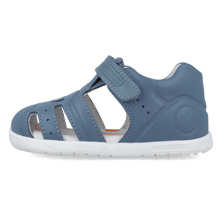 Sandali wider (piedi larghi) in pelle, Blu