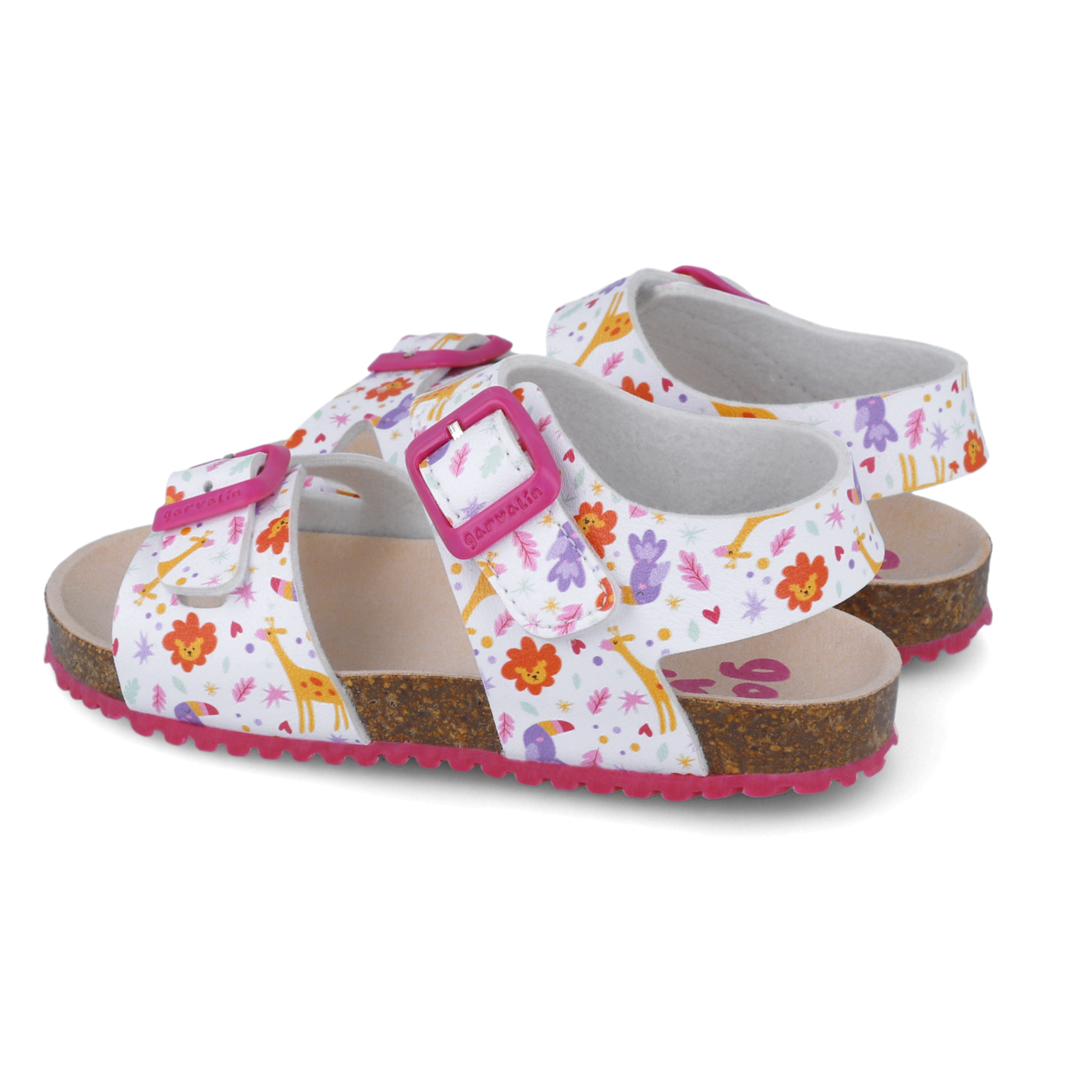 Sandali flessibili, Giraffe e uccellini